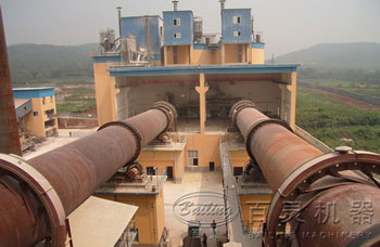 Soil ceramic rotary kiln