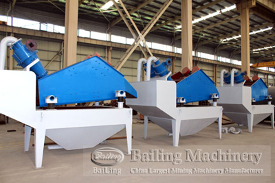 Fine sand recycling machine