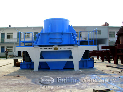 VSI sand making machine