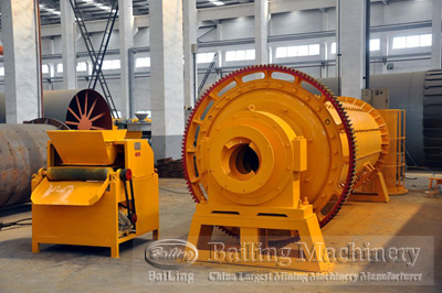 Dry process ball mill