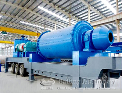 Movable ball mill