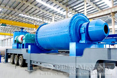 Mobile ore beneficiation plant