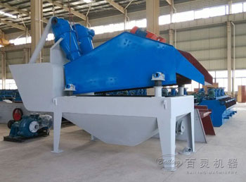 Fine sand recycling machine