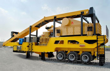 Mobile crusher plant